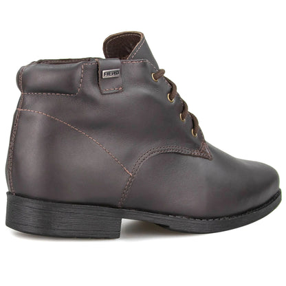 Stivaletti da uomo foderati in lana naturale Belgravia con lacci