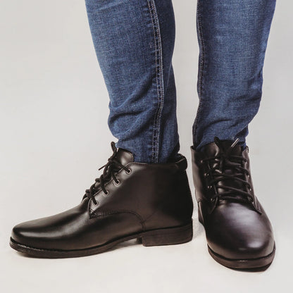 Stivale Uomo Belgravia Lace Foderato in Lana Naturale