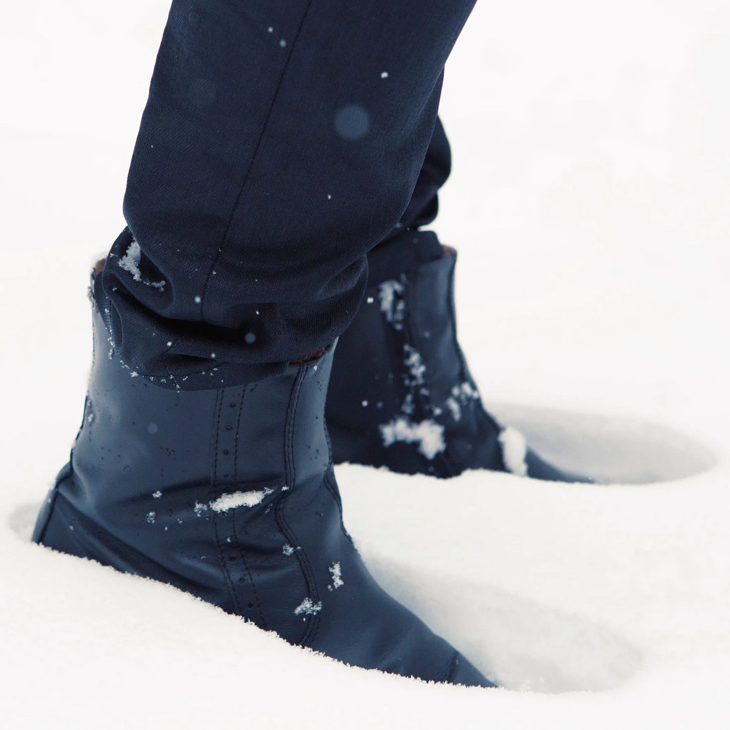 Stivale da Neve Uomo Farellones Foderato in Lana Naturale